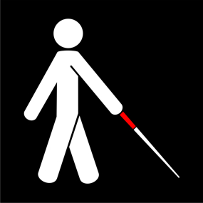 Entrance for the visually impaired