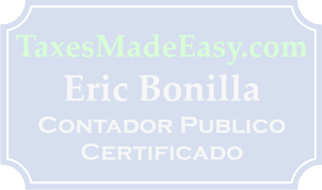 Accountant - Whittier, California, Eric Bonilla's TaxesMadeEasy.com Logo