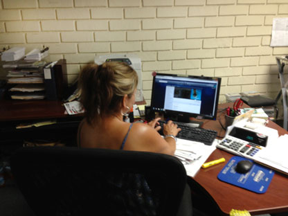 Carol handles all the day to day operations
