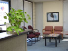 Waiting area of office