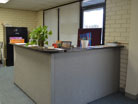 Reception area at Eric Bonilla's office