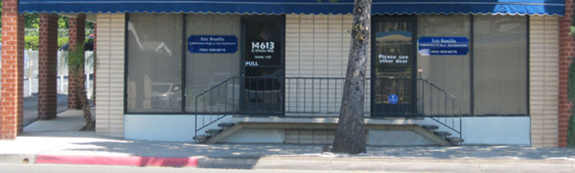 Eric Bonilla's office front in Whittier California